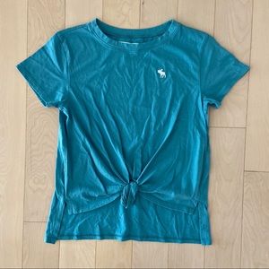 Abercrombie Kids Tie Front Logo Tshirt